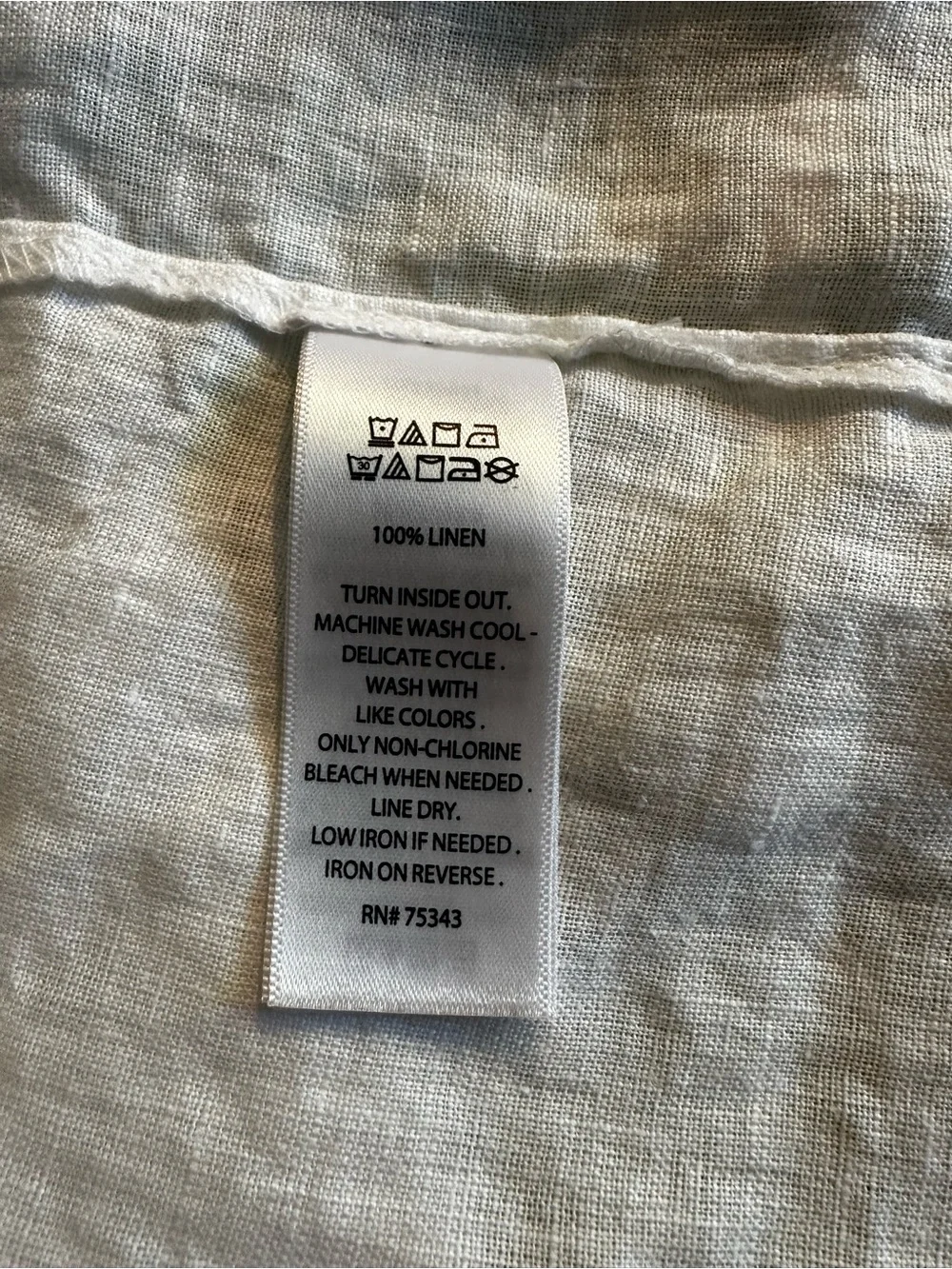 Linen Tie-Front Vest/Top - Picture 6 of 7